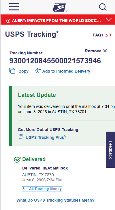 Delivery Proof 1